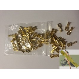 Faston Femmina 6,3 x 0,8 - 50 pz