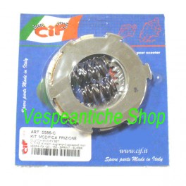 SERIE 7 DISCHI FRIZIONE MODIFICA CON MOLLE RINFORZATE PER VESPA PX125 PX150 SPRINT SUPER SERIE 7 DISCHI FRIZIONE MODIFICA CON MOLLE RINFORZATE PER VESPA PX125 PX150 SPRINT SUPER