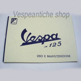 LIBRETTO USO E MANUTENZIONE VESPA