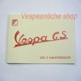 LIBRETTO USO E MANUTENZIONE VESPA