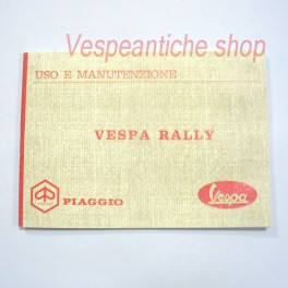 LIBRETTO USO E MANUTENZIONE VESPA