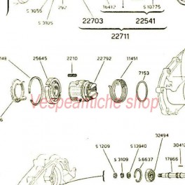 gUARNIZIONE CONTACHILOMETRI VESPA PX