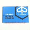 LIBRETTO USO E MANUTENZIONE VESPA P125X - P200 E DEL 1977