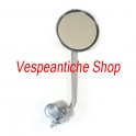 SPECCHIETTO MINI UNIVERSALE DX SX CROMATO VESPA FARO BASSO STRUZZO APE FARO BASSO DAL 1946 AL 1957